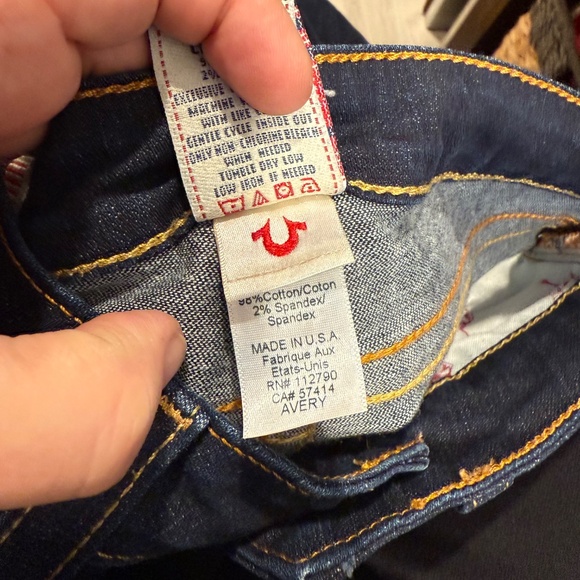 NWOT True Religion Avery Jeans Size 24 - Picture 12 of 13